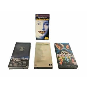 Lot of 4 Horror Sci-fi VHS, Silence..Lamb,Twilght Zone,Frighteners,Young Frank..